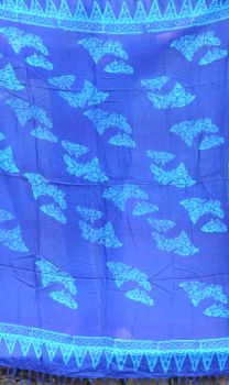 Sarong Blue Butterfly